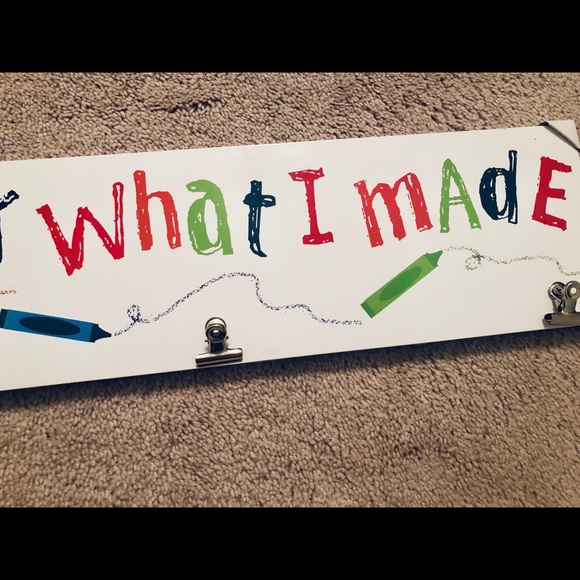 🖍 Kohl’s School Artwork Display Decor Sign 🖍 - Picture 7 of 8